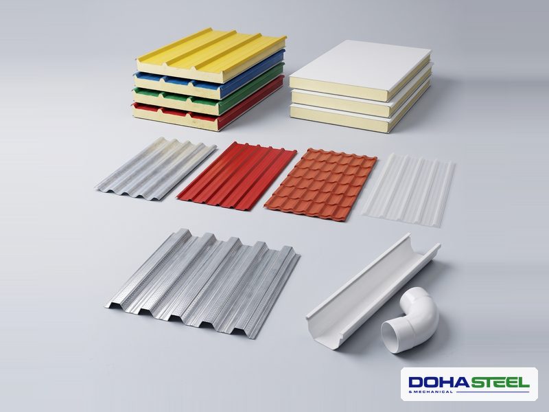 Sandwich roof panels